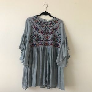 Embroidered Floral Top